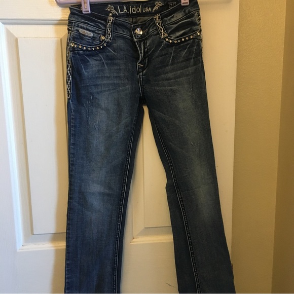 LA idol jeans size 14 - Picture 1 of 4